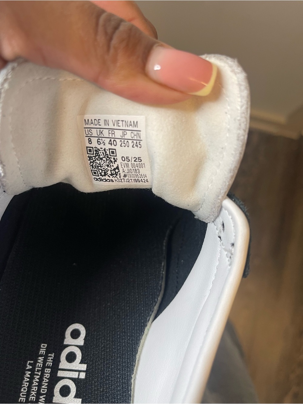 adidas Tokyo Black & White Low-Profile Sneakers - Picture 15 of 16